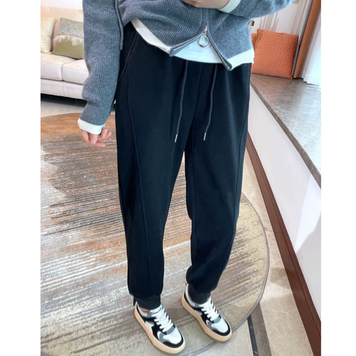 Трехмерные штаны, по фигуре, эластичная талия, высокая талия