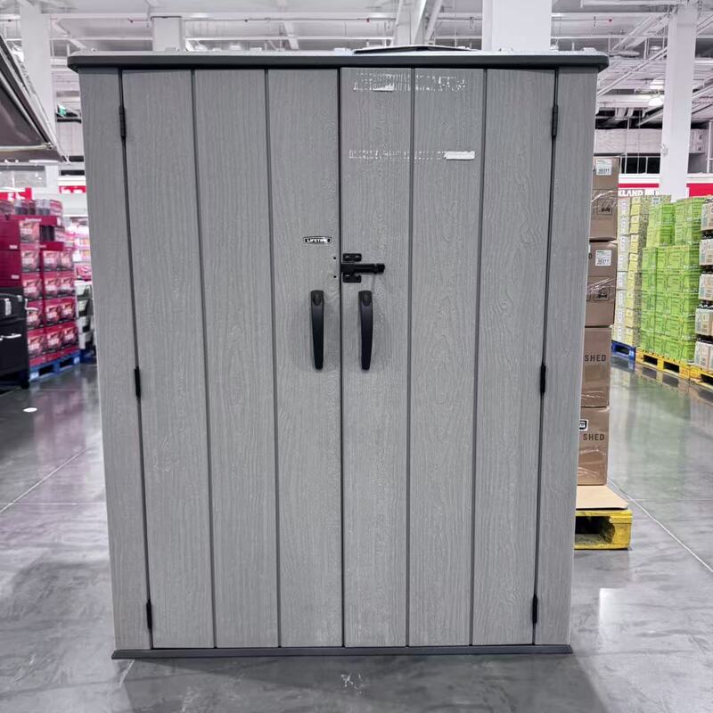 Special Offer: Keluaitai Storage Box, Storage Cabinet, Miscellaneous Items, Balcony, Outdoor, Waterproof, Sun-Proof Cabinet, Stone Gray