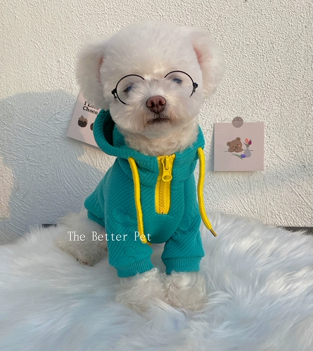 Интернет -знаменитость Ins Tide Card Pet Dog Xuenari лучше, чем Bemepomefa fa dou small Dog Cat Зима чистое хлопок тепло