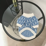 Модная бренда для любимой одежды осень и зимний шнаузер борьба с птицами медведь плюшевый щенок теплый свитер собаку густая одежда густая одежда