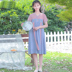 Trung học cơ sở cao sinh viên mùa hè váy cô gái 14 tuổi 16 cô gái 12 Han cải thiện quần áo nhỏ váy phong cách quốc gia váy tươi trẻ lớn của 