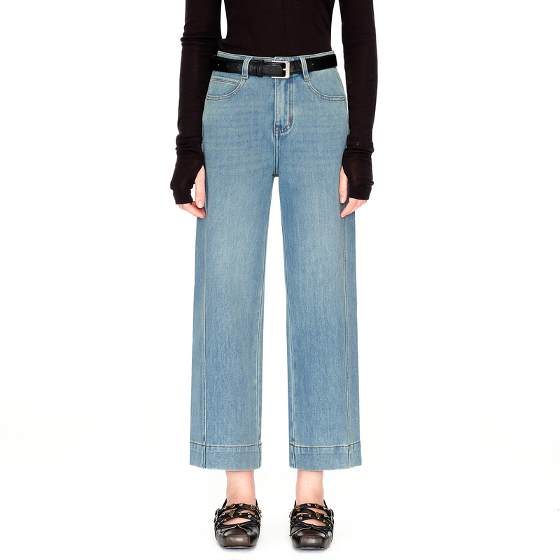 【Three-Dimensional Tailoring That Hides Flaws】Loose Wide-Leg Jeans for Women, High-Waisted, Slimming, Cropped Granny Wide-Leg Pants 【Three-Dimensional Tailoring That Hides Flaws】Loose Wide-Leg Jeans for Women, High-Waisted, Slimming, Cropped Granny Wide-Leg Pants