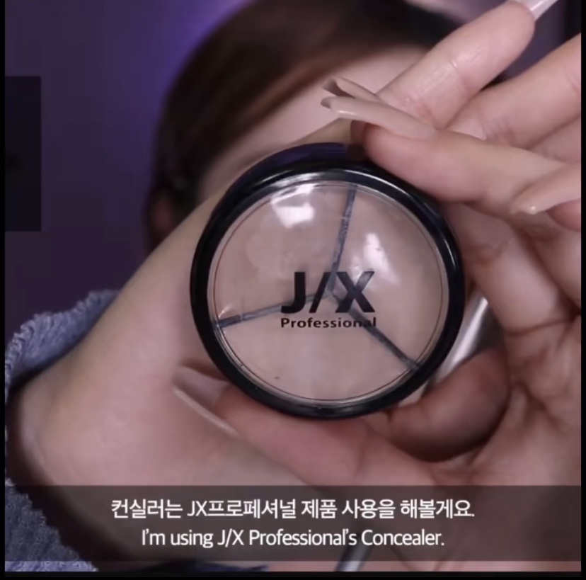 South Korean jx three-color flawless cream J X naturally nourishes to cover spot pimple black eye ring