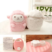 Autumn and winter cute cartoon Mimi lamb cold-proof soup water hot water bag warm hand flush water warm pot