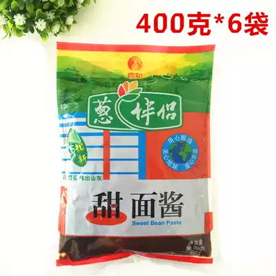 Xinhe Onion Sweet Noodle sauce 400g*6 bags of brush cake fried sauce Roast duck brush sauce Pancake onion dipping sauce