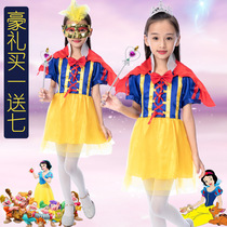 cosplay childrens halloween christmas clothes dress clothes Cinderella girls snow white dress costumes