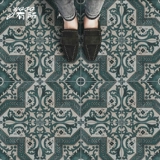 Американская плитка в стиле зеленый ретро -антикварный кирпичный кирпичный кухонный пол плитка по этало