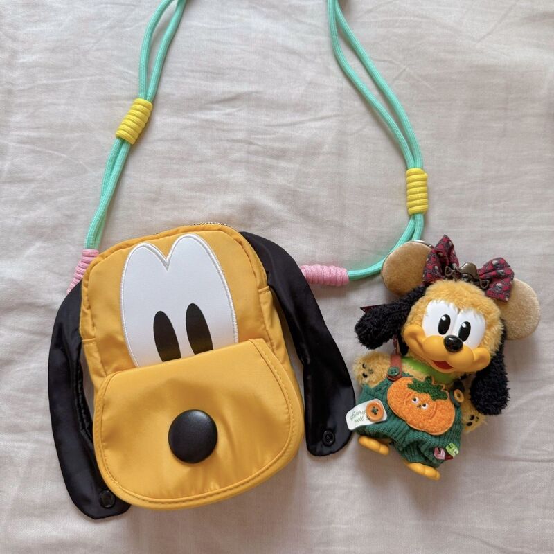 In-Stock Disney Pluto 95Th Anniversary Series Ear Tote Bag Cute Doll Phone Bag Crossbody Bag