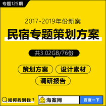 2020 Boutique B & B thematic Planning plan Business Plan Featured Hotel B & B Promotion Marketing Design