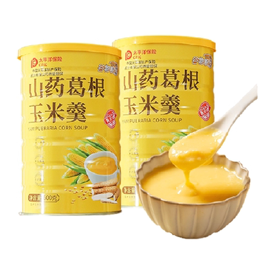 谷物粮园山药葛根代餐600g×2罐