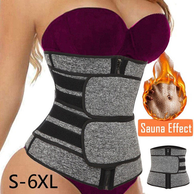 Waist Trainer Corset Sweat Belt Trimmer Workout Fitnes women