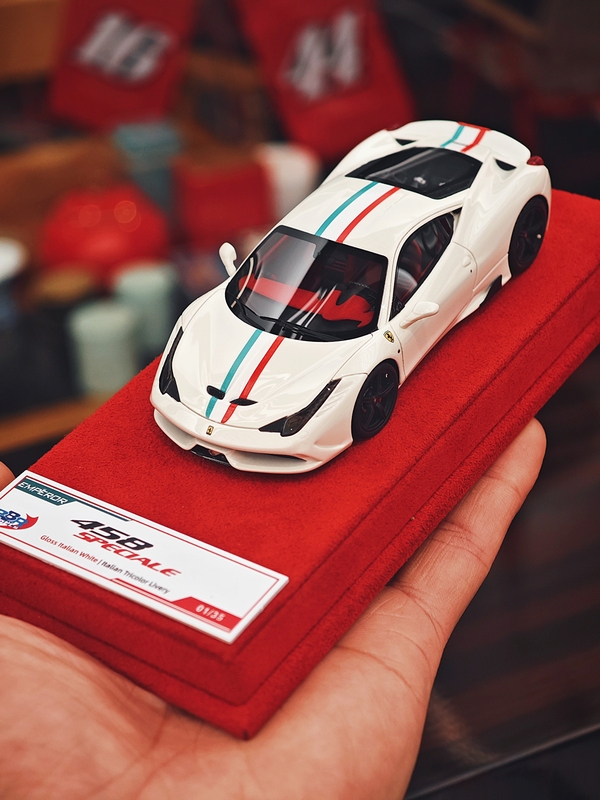 Special Payment for 1/43 Bbr Emp 458Sp 72 82A White Italian Stripes Blue Small White Wheels