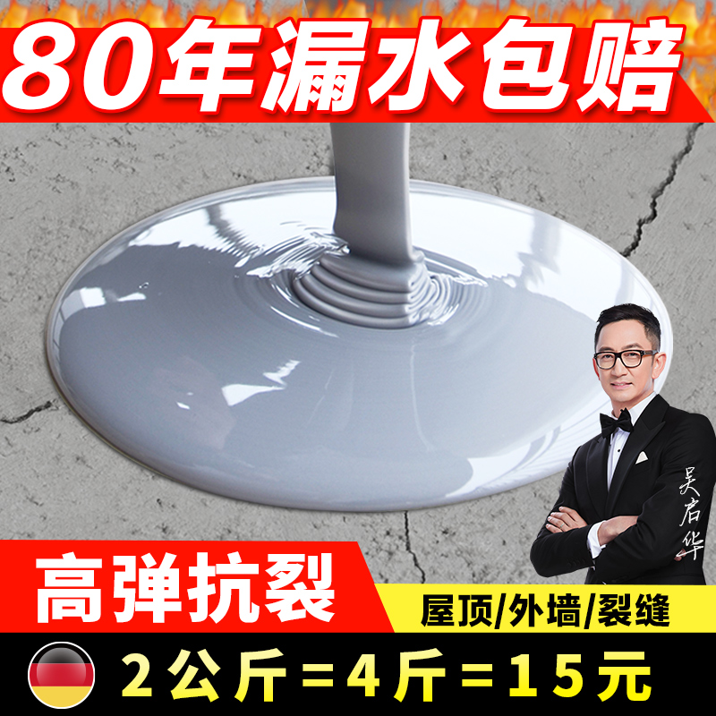 Roof Waterproof Leakable Leakage Material Outside Wall Outside Outside Wall Leakage Polyurethane Coating Glue Top Crack