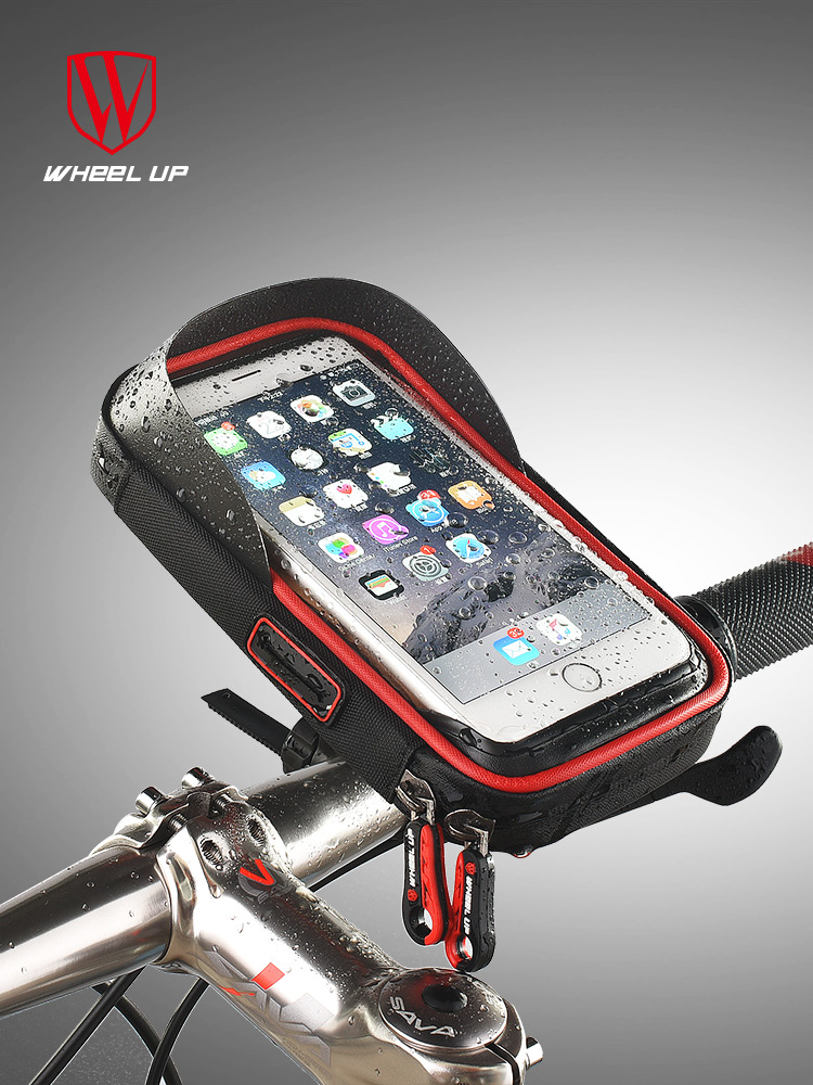 Bicycle mobile phone holder Electric car mobile phone car delivery motorcycle mobile phone navigation bracket package water repellent