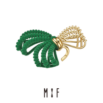 MIF butterfly Laboratory Series semi-metal deconstruction bow ring female 3D printing 2021 New Tide ring