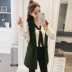 Bộ vest vest nữ 2018 xuân hè mới Hàn Quốc phiên bản vest không tay vest hoang dã trong phần dài của áo vest áo khoác ngoài Áo vest