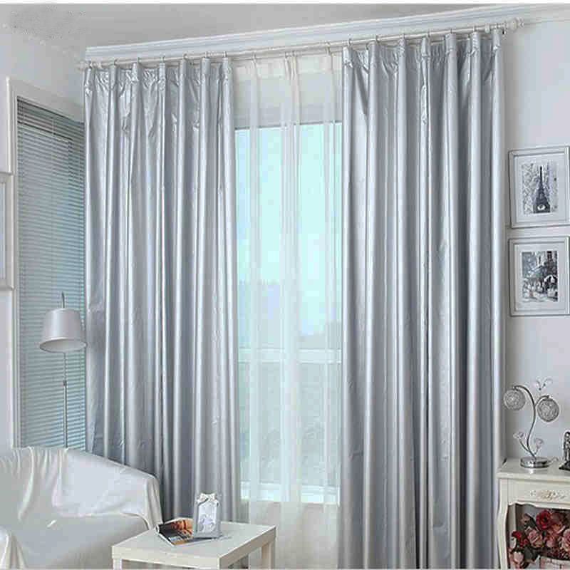 Washable Double-Sided Silver-Coated Fabric, Full Blackout Fabric, Silver Blackout Fabric, Sun Protection and Heat Insulation Curtains, Uv Protection Sunshade