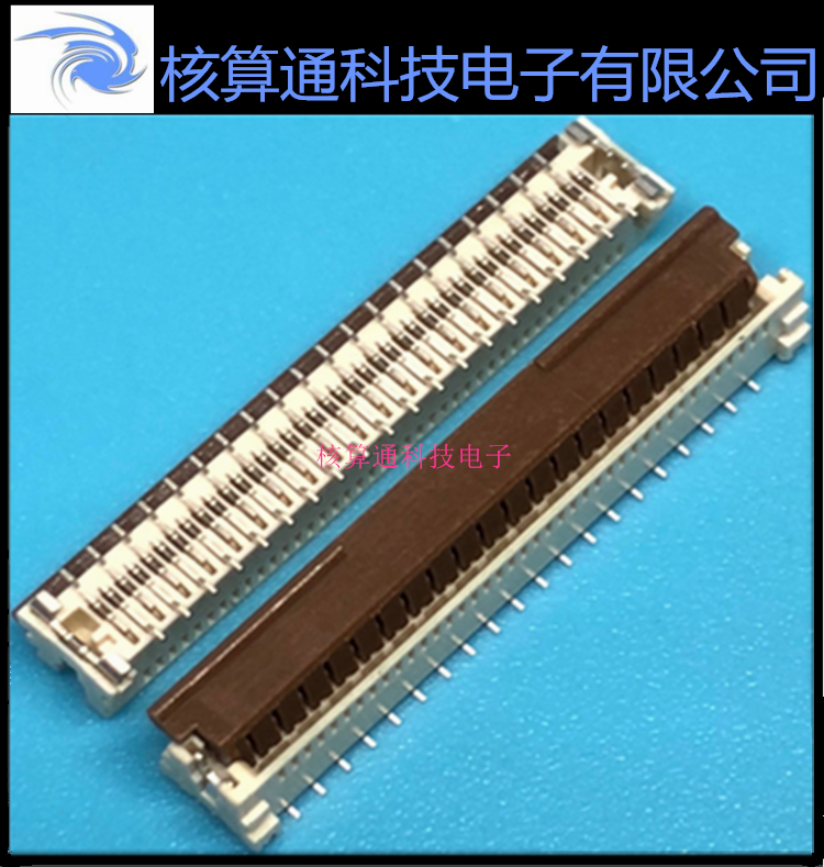 513744073 51374-4073 MOLEX原装 40P 0.5mm间距 立贴翻盖