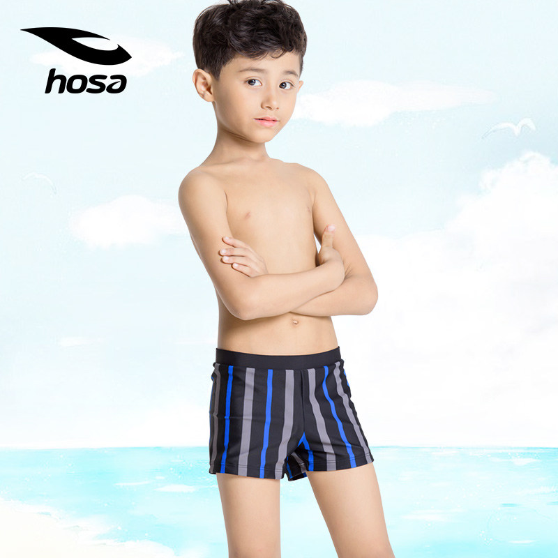 Hosa Kids Swimsuit Boys Flat Swim Trunks In The Big Boy Baby Split Swimsuit Vacation