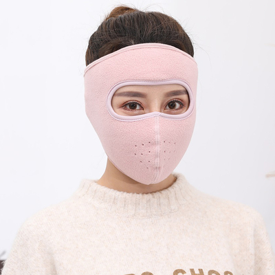口罩女秋冬季骑行防尘保暖纯棉透气