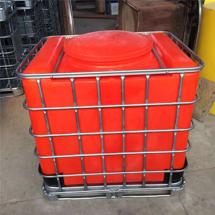 Nhà sản xuất container cung cấp các thùng kiloliter mới làm bằng nhựa PE thực phẩm và ống mạ kẽm. - Thiết bị nước / Bình chứa nước can 50 lít