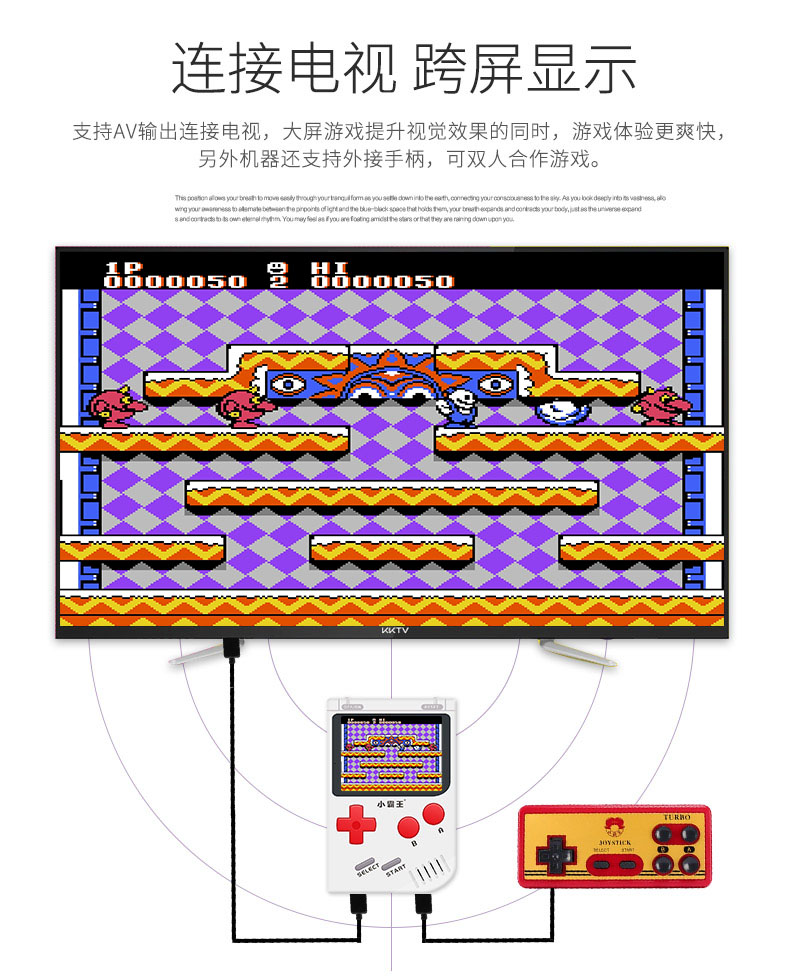 Máy chơi game cầm tay Cassidy cầm tay mini 3 inch tặng cho sử dụng cá nhân Trận chiến xe tăng Contra Tetris - Bảng điều khiển trò chơi di động máy chơi game cầm tay 4 nút