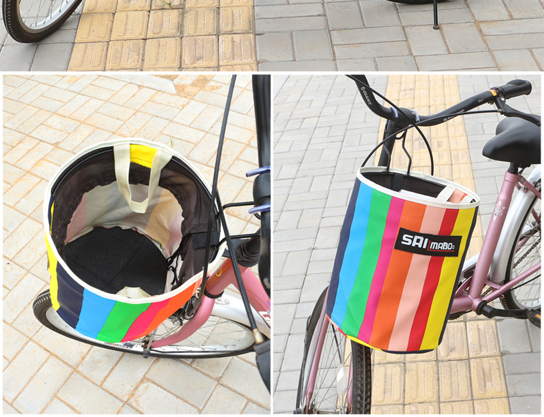 Panier pour vélo DUUTI en toile - Ref 2266768 Image 30