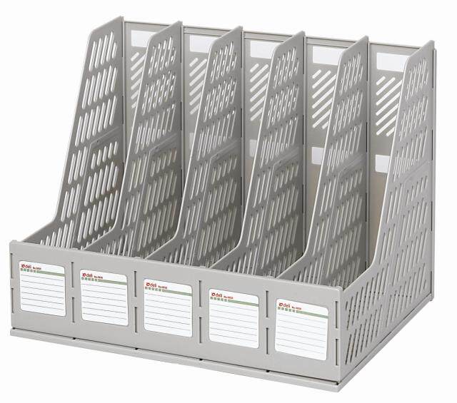 Deli (Deli) 9835 five-piece file frame file rack file holder data rack