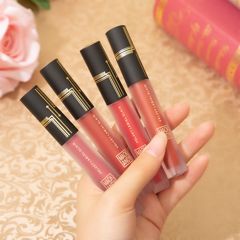 Color makeup Marcan Andy to the Delicate Silk Suede Lip Glazed Matt Face Parity not easy to drop the color lipstick