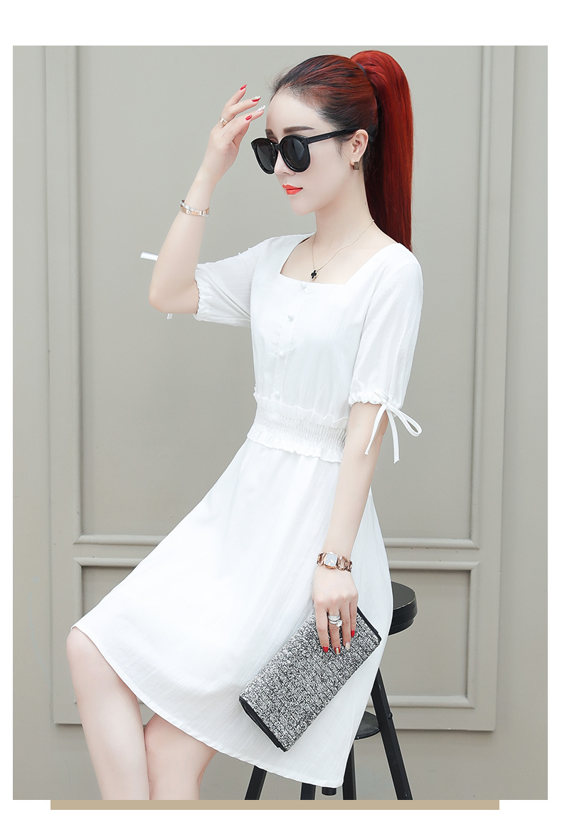 Đầm dự tiệc hè thời trang nữ 2019 nữ mới mùa hè thời tiết khí chất nữ thời trang váy - Váy eo cao váy vặn eo