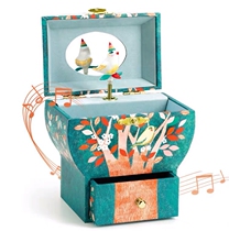 French DJECO Zhu Yilong Same Music Box Jewelry Storage Music Box Girls Christmas Birthday Gifts for Children