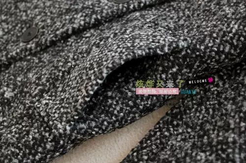 Шерстяное пальто с капюшоном, куртка, демисезонный пуховик, облегающий крой, в корейском стиле