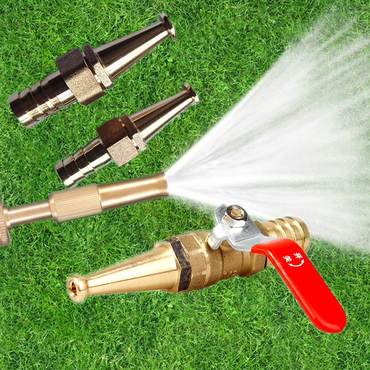 Fire Softroll Pan Gun Head Self Rescue Hose Water Gun Head High Pressure Water Gun gun 6 points 6 points 4 1 inch Switch Water Gun-Taobao