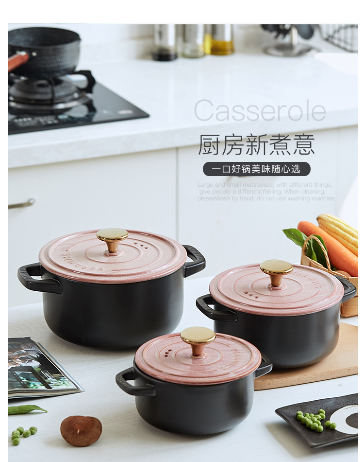 Variable sand pot fashion household health high - temperature ceramic size soup pot stew cooked porridge tasty casserole simmering