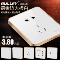 Switch socket household concealed 86 type home decoration set with five-hole 118 multi-hole multi-function wall panel