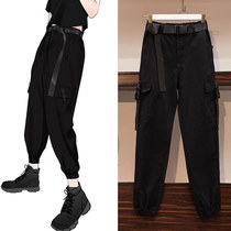 Early autumn size womens clothing 2021 New overalls slim womens pants waist fat sister high waist casual pants trousers