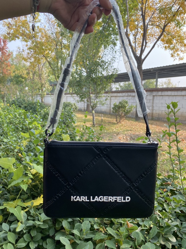 Karllagerfeld Black Handbag Underarm Bag