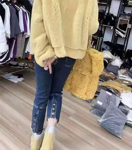 Весенние джинсы, приталенные штаны, высокая талия, по фигуре, подходит для подростков, свободный прямой крой