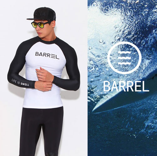 Diving suit men split sun-proof long sleeve swimsuit summer drift swimsuit large yards drift surf suit snorkeling jellyfish