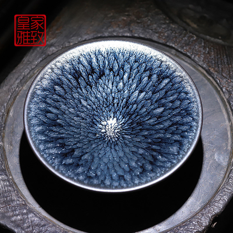 Jianyang's famous master Cai Long peppers pure handmade raw mineral glazed bucket Gasawara Cup Built With Master's Cup Tea Set Single Cup