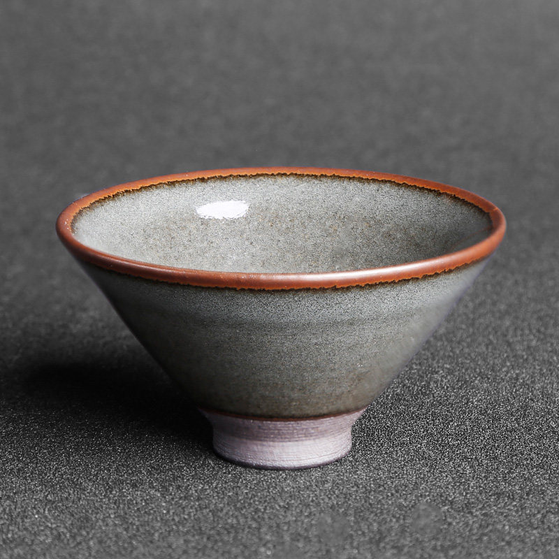 Dragon kilns firewood burning Jianyan Cup pure hand built kiln owner's cup single cup teatra tea cup tea tea tea tea tea