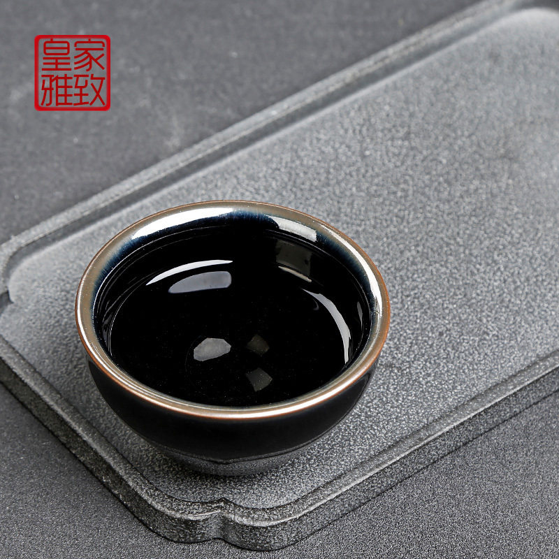Fujian Shuiji Kin Kilo Cup Iron Tire Jianyang Jianghan Tea Cup Wujin Glazed Tea Master's Cup Big Number Single Cup