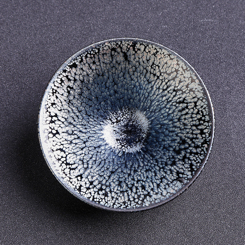 Travel around handmade hat Jianyang Teacup Jian Kiln Iron tire oil drop Jianzhan cup Tea set Master cup Tianmu Tea set