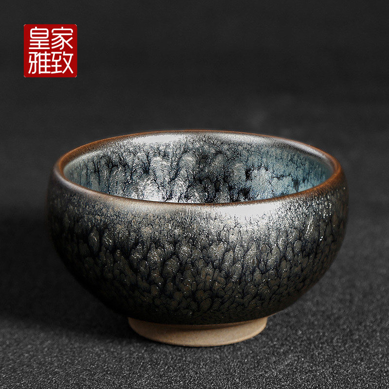 Famous Hundred Flowers oil drop Jianyang Fujian Kiln Iron Tire Jianzhan Cup Tea Tea Tea Tea Tea Tea Cup of Tianmu Tea Cup Big