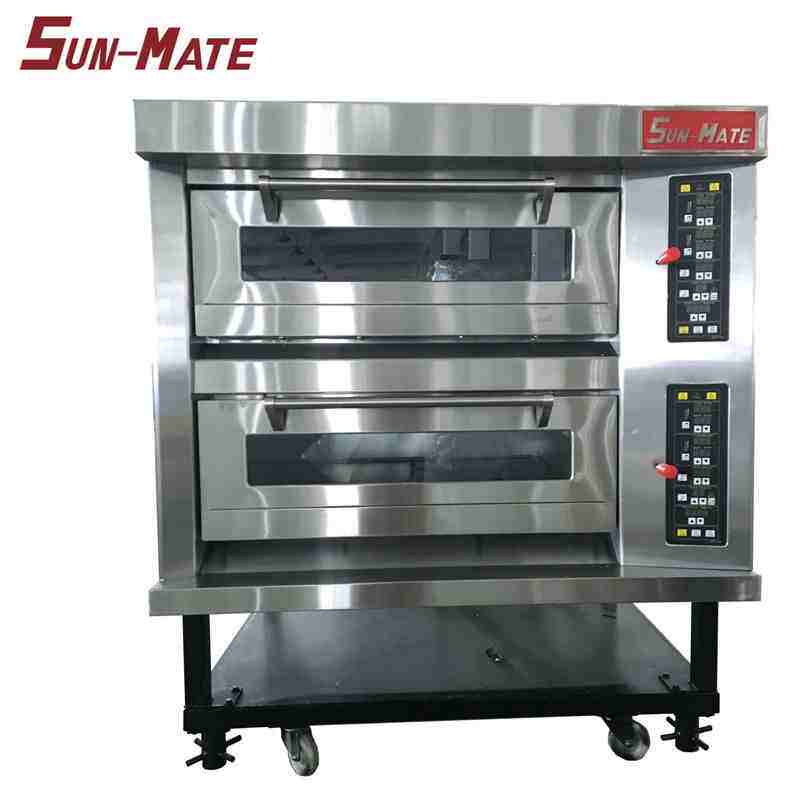 Zhuhai three wheat two-layer four-plate electric oven SEC-2Y commercial baking three wheat two-layer four-plate oven oven oven oven