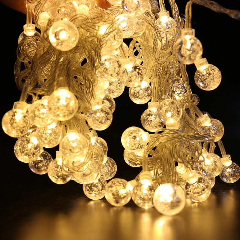Cheese Loo Crystal Ball Led Festoon Light Lamp String Full of Star Girl Hearts Rooms Decorated Dorms Decoration Gifts