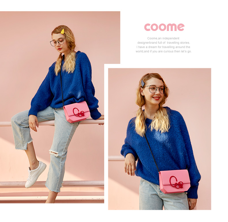 0点开始 英国原创设计师品牌 Coome 酷蔓 女式单肩斜挎包 双重优惠折后￥243包邮 3色可选