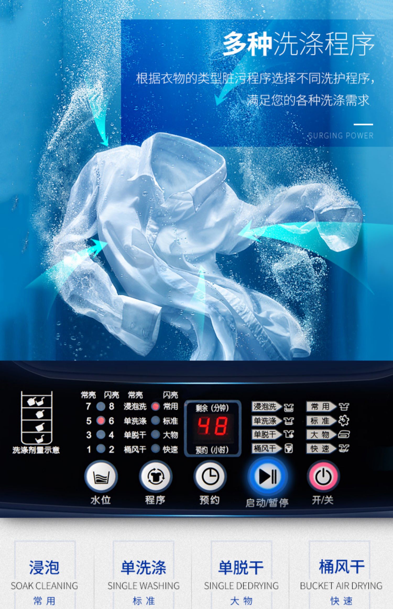 máy giặt sấy samsung Máy giặt phụ tự động A / 8.2 kg 8 ký túc xá nhỏ với máy sấy khô máy giặt lg cửa ngang 9kg