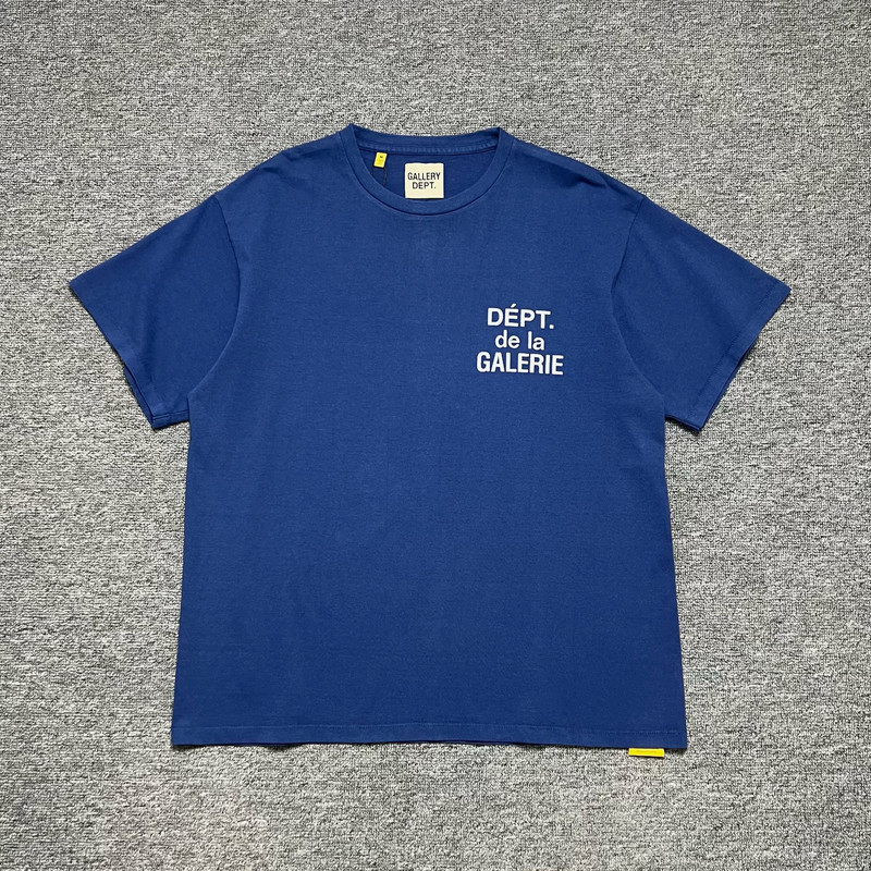 Gallery Dept.French Tee French Letter Printed Short-Sleeved T-Shirt, Same Style for Men and Women, Loose Round Neck T-Shirt