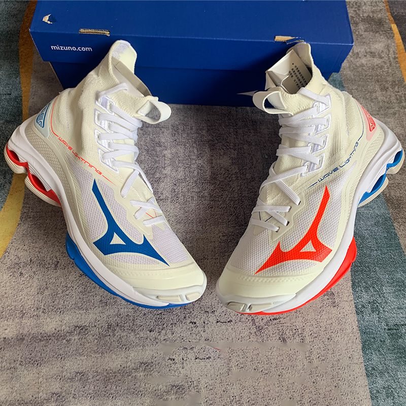 Matchhau Mizuno Mezzinin Thick men and women's shock volleyball shoes WAVE LIGHTNING NEO) V1GA2002